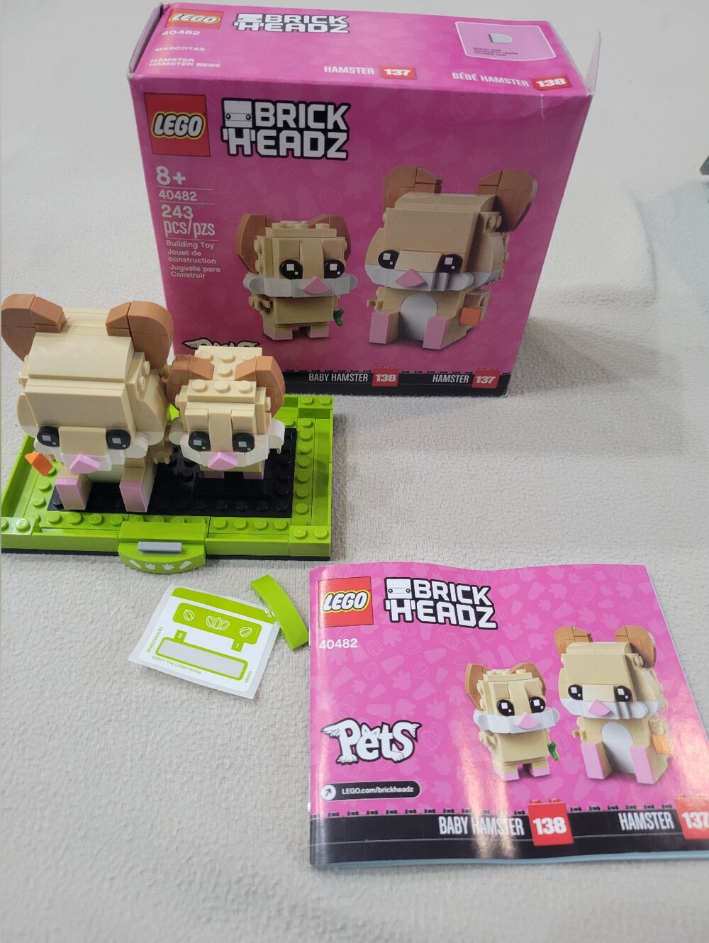 Lego BrickHeadz Baby Hamster Set 40482